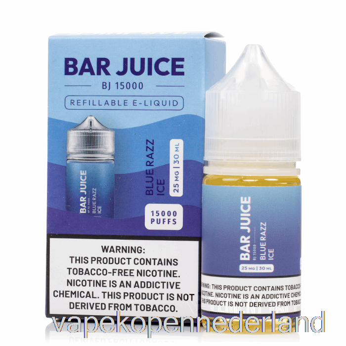 Elektronische Sigaret Vape Blue Razz Ijs - Bar Sap - 30ml 25mg